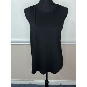 Victoria’s Secret Sport Black Open Back Tank Top Size Large